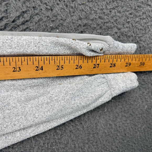 COMO BLU Women's Gray Heathered Long Sleeve Crew Neck‎ Top Studded Size 3X - Picture 6 of 8